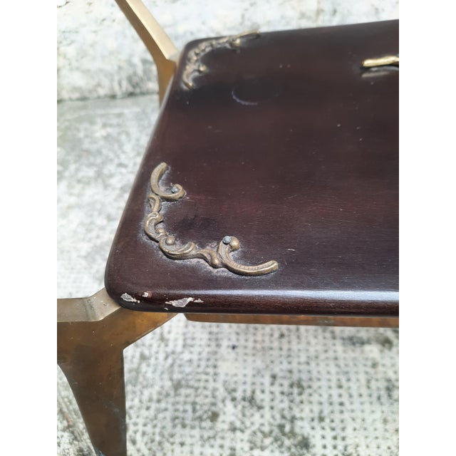 Brown Coffee Table from Cesare Lacca, Italy, 1950s For Sale - Image 8 of 11