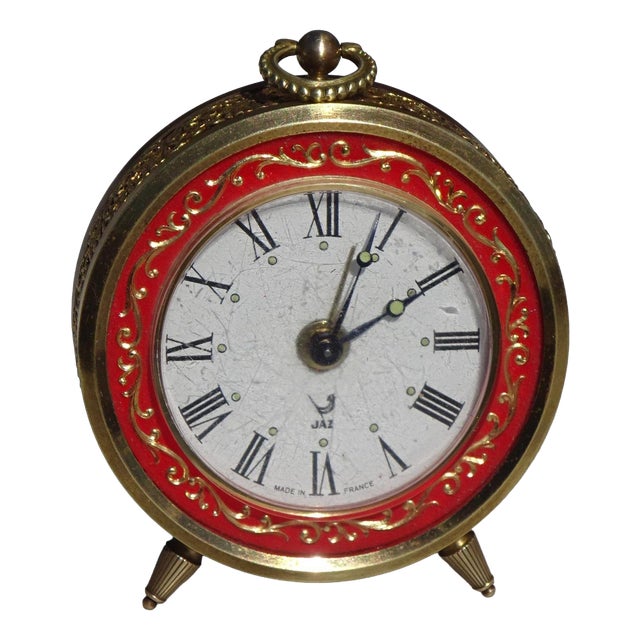 Vintage Table Clock from Jaz, 1968 For Sale