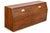 1980s 1980s Henredon Campaign-Style Queen Headboard With Built-in Storage – Oak & Brass For Sale - Image 5 of 9