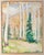 Illustration 1950s Bert G. Phillips (1868–1956) "Fall Aspens" Watercolor Painting For Sale - Image 3 of 12