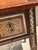 Vintage Alphonse Marina Carved Wood Console Table With Bone Inlay For Sale - Image 9 of 14