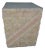 1980s Maitland Smith Style Tessellated Stone End Table or Pedestal For Sale