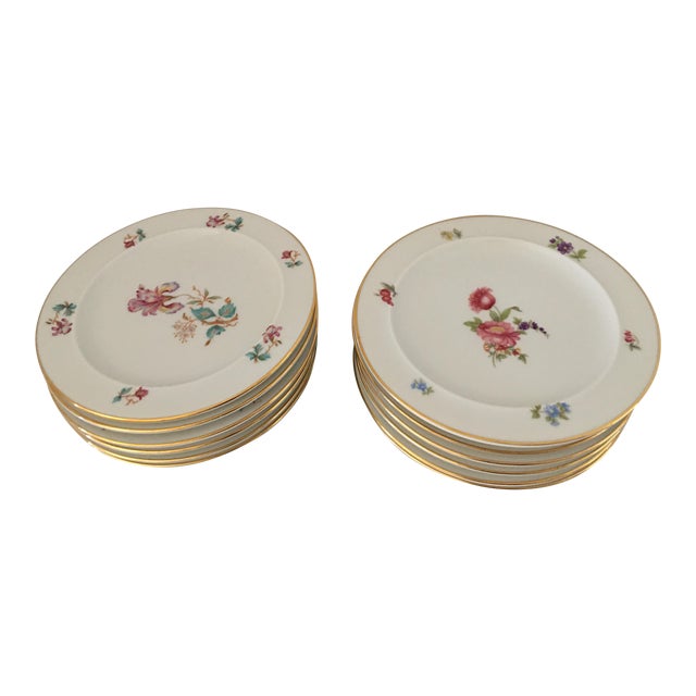 Thomas Germany Floral China Plates Set of 12 Chairish