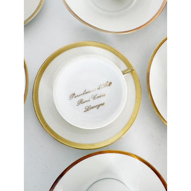 White Porcelain Coffee Service, France, 20th Century, Set of 18 For Sale - Image 9 of 18