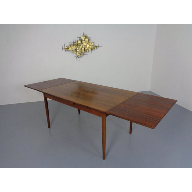 1960s Rosewood Extendable Dining Table, Denmark, 1960s For Sale - Image 5 of 18