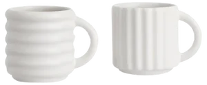 Ripple Espresso Cups from Form & Seek, Set of 2