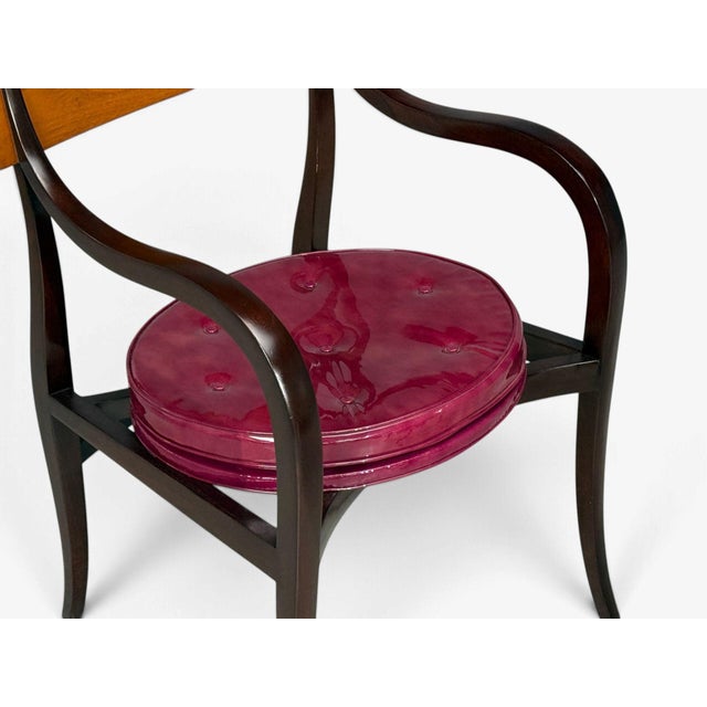 Edward Wormley, Alexandria Armchairs, Mahogany, Walnut, United States, 1960s For Sale - Image 11 of 14