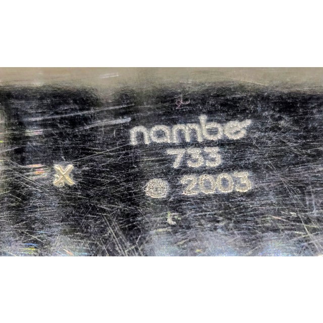 Nambé Grande Marupa Bowl 30" 733 – 2003 Sculptural Alloy Centerpiece Tray For Sale - Image 9 of 9