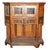 Antique Rare Gothic Oak Server Cabinet For Sale