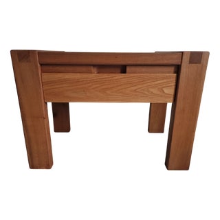 Monopoly Regain Style Elm Bedside Table, 1980s For Sale