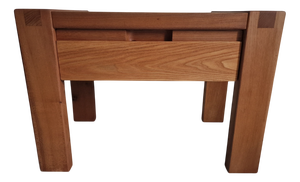 Monopoly Regain Style Elm Bedside Table, 1980s