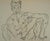 After Egon Schiele, Nude Self-Portrait, Lithograph For Sale - Image 5 of 7