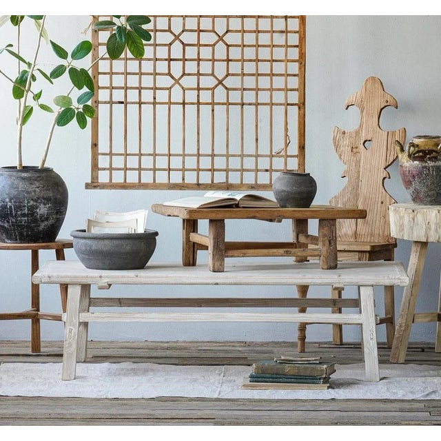 Simple and rustic, the Elm Coffee Table is a newly crafted elm wood table. The rectangular coffee table is finished in...