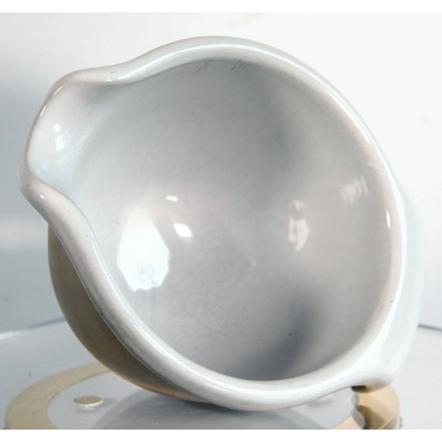 1970s 1970's Bennington Potters of Vermont Stoneware Batter Bowl For Sale - Image 5 of 10