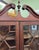 Wood Early 20th Century Bench Made Inlaid Mahogany Federal Style 2 Piece Corner Cupboard For Sale - Image 7 of 14