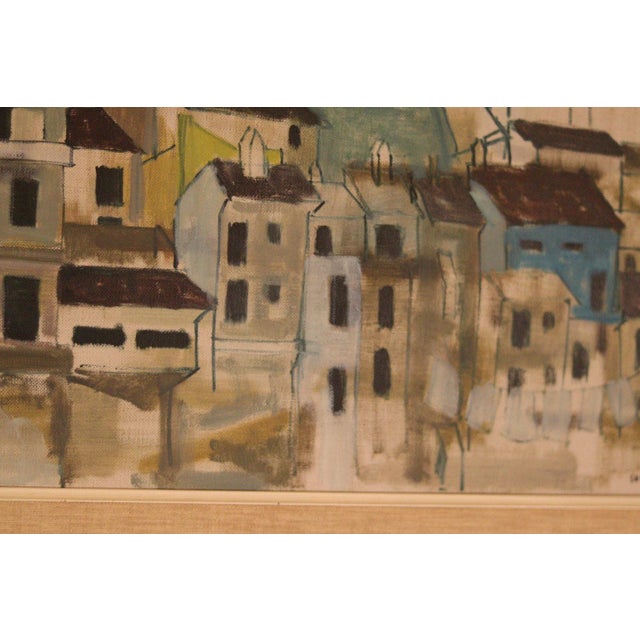 Harry Wichmann, City View, 1957, Oil on Canvas, Framed For Sale - Image 8 of 18