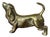 Vintage Basset Hound in Brass, 1960s For Sale