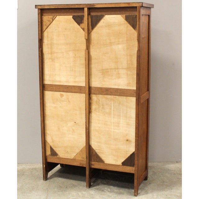 Wood Vintage Filing Cabinet in Oak, 1930s For Sale - Image 7 of 11