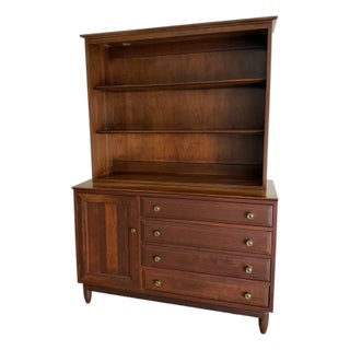 Mid Century Willett Transitional Hutch For Sale