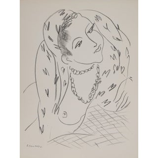 Henri Matisse, Femme au foulard, Semi Nude, Lithograph For Sale