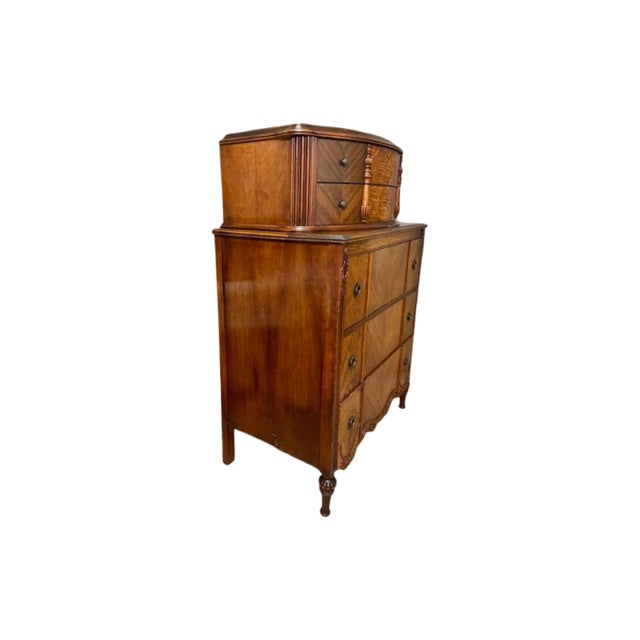 Antique French Empire Style Dresser For Sale In Sacramento - Image 6 of 11