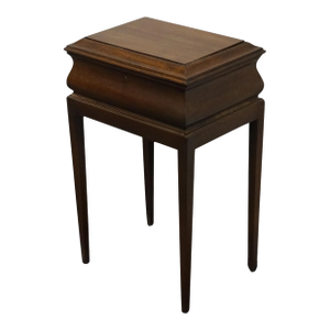 Late 20th Century Brandt Furniture Solid Mahogany Traditional Style 15" Jewelry Box / Chest