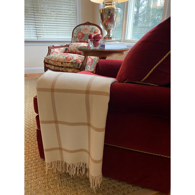 French Custom Floral Bergere Chair Upholstered in Brunschwig & Fils For Sale - Image 3 of 12