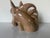 Striking 1980s ceramic horse head sculpture by Jaru, featuring a highly stylized sculptural form with flowing mane,...