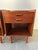 Danish modern pair of teak nightstands designed by Borge Mogensen, one of the top leading and highly coveted furniture...