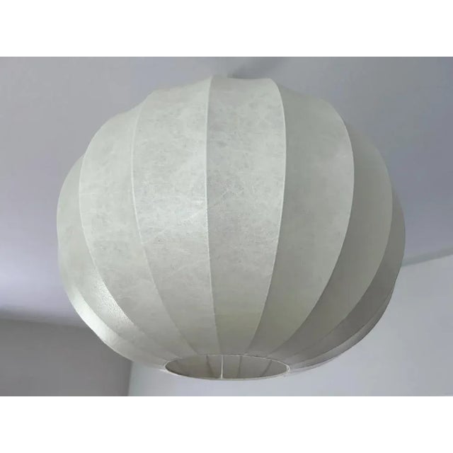 Large Vintage Cocoon Pendant Light from Goldkant Leuchten, 1960s For Sale - Image 10 of 15