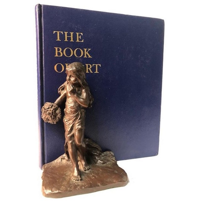Metal American Aestheticism, Griffoul Foundry Sculptural Bronze Bookends, Early XX C. - Set os 2 For Sale - Image 7 of 10