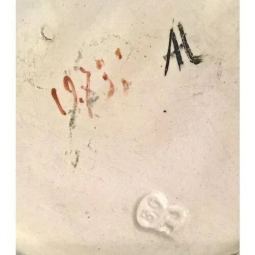 Large Antique Barbotine Majolica Jardiniere For Sale - Image 13 of 13