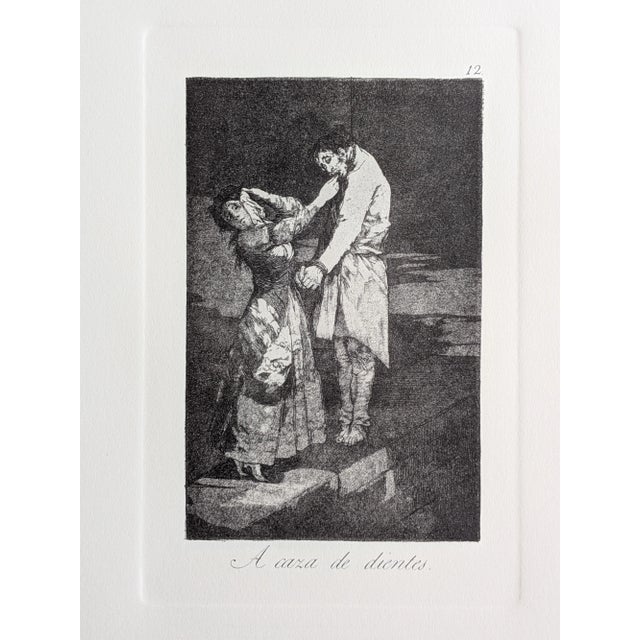 Francisco de Goya, Los Caprichos, Plate 12, Etching For Sale - Image 3 of 4