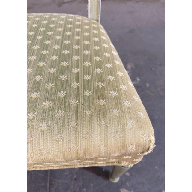 Set of 4 Neoclassical-Style Hand-Painted Arrow-Back Dining Chairs For Sale - Image 16 of 18