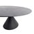 Stone Round Clay Concrete Dining Table by Marc Krusin for Desalto For Sale - Image 7 of 9