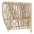 Linen Binah Sanded Rattan Tub Chair Natural Color For Sale - Image 8 of 9