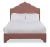 Casa Cosima Clementine California King Bedframe, Blush Velvet For Sale - Image 4 of 4