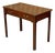 English 18th Century Georgian Period Walnut Side Table with Single Drawer For Sale