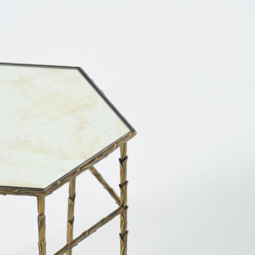 Brass Side Table from Maison Baguès For Sale - Image 16 of 18