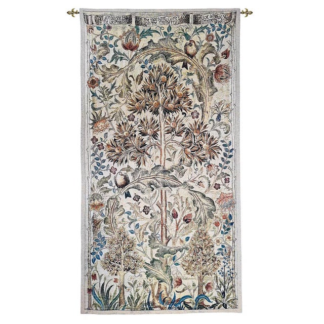 This tapestry is from a portire tapestry produced by Morris & Company, the firm established by William Morris (1834-1896)...