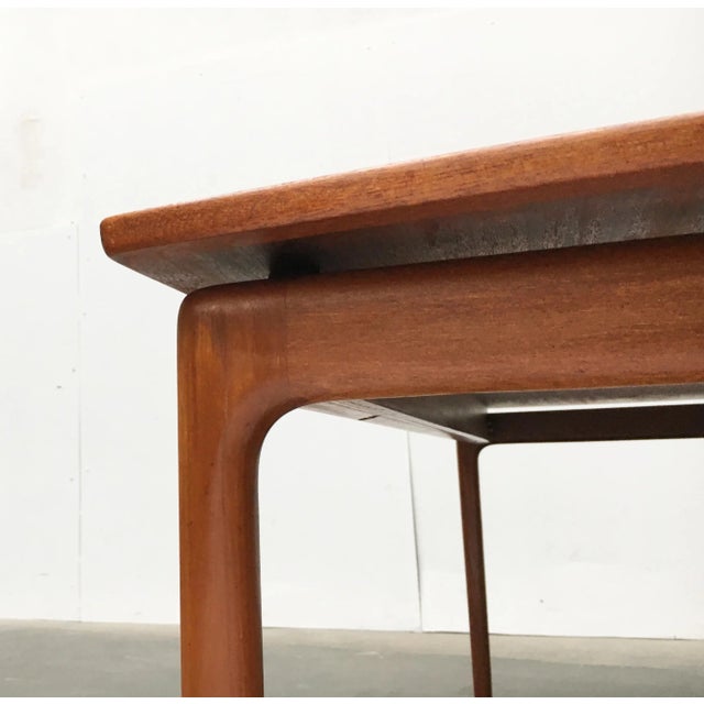 Mid-Century Danish Teak Coffee Table by Ole Wanscher for Poul Jeppesens Møbelfabrik For Sale - Image 10 of 18