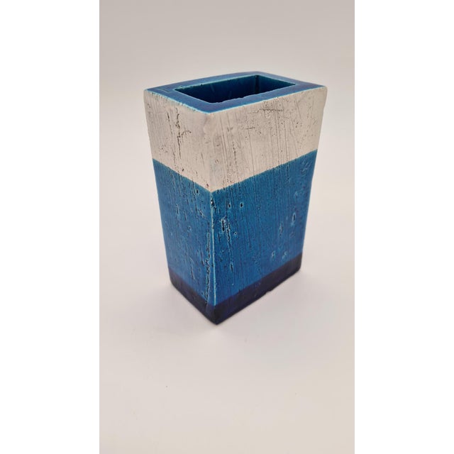 Bitossi Vintage Italian Rimini Blue Vase by A. Londi for Bitossi, 1960s For Sale - Image 4 of 8