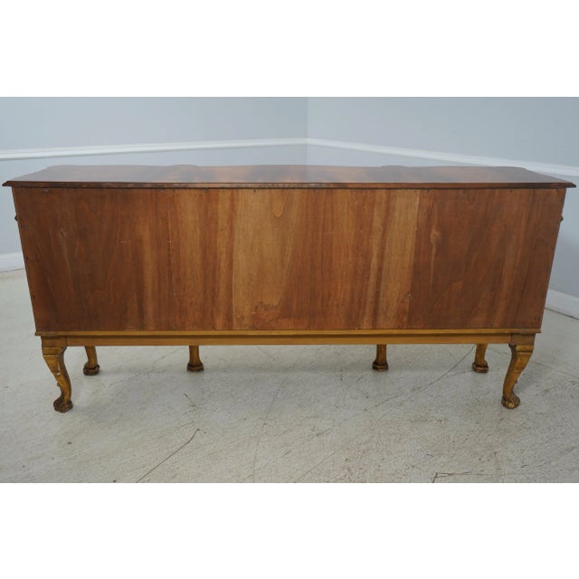 Vintage 19th Century English Paint Decorated Walnut Sideboard For Sale - Image 11 of 12