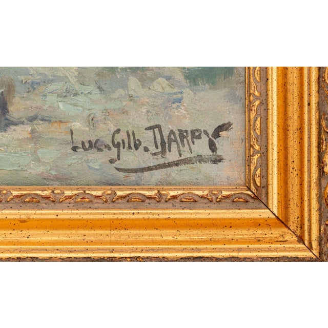 Lucien Gilbert Darpy Old Bridge at Sospel Oil For Sale - Image 4 of 6