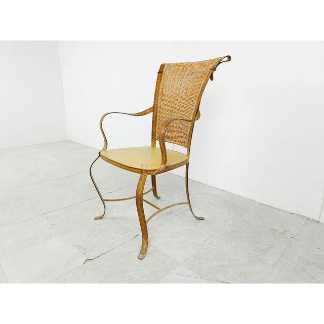 Vintage Italian Armchair in Faux Leather, 1960s For Sale - Image 6 of 10