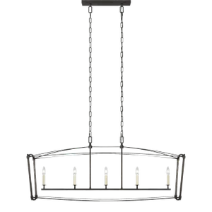 Sean Lavin by Visual Comfort Studio Thayer Linear Chandelier, Smith Steel
