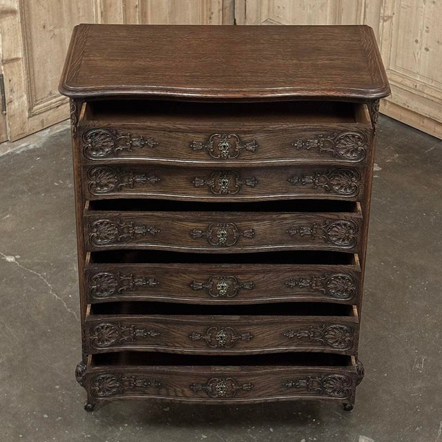 Antique Country French Chiffoniere ~ Chest of Drawers For Sale - Image 14 of 17