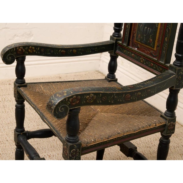 19th Century Antique American Hand-Painted Chair For Sale - Image 12 of 12