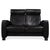 Arion Leather Two-Seater Black Manual Function Sofa from Stressless For Sale - Image 17 of 17