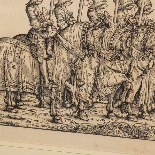 Wood Hans Burgkmair the Elder, Triumphs of Maximilian, 1800s, Woodcut, Set of 3 For Sale - Image 7 of 18